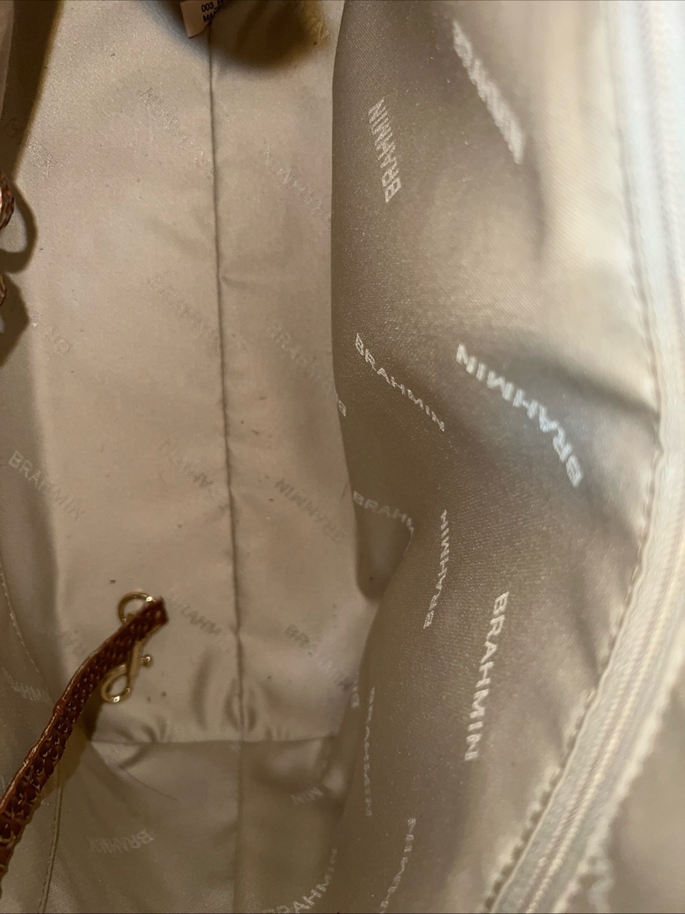 Brahmin Duxbury Cocoa Bay Crossbody Bag With Dust Bag - Picture 8 of 8